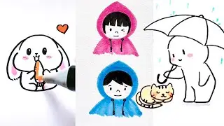 Easy Drawing Tricks And Great Drawing Ideas When you are Boring