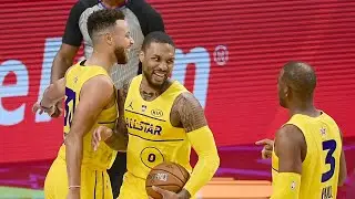 Best Dunks by Stephen Curry, Chris Paul and Damian Lillard in the 2021 NBA All Star Game