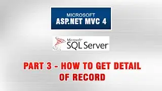 ASP.NET MVC 4 Database Tutorial In Urdu - How To Get Detail Of Record