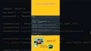 How to send email by using python| #gmail #pythonprogramming #shortsvideo #viral #trending