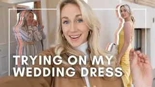 Trying On My Wedding Dress for the First Time & Work Week BTS | AMANDA WELDON