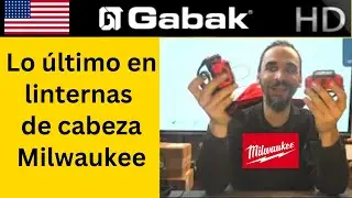 Super linternas de cabeza minero Milwaukee recargable usb C - GabakTech