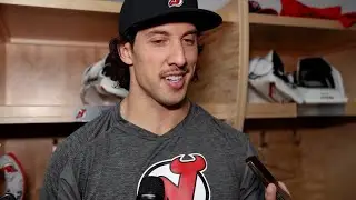 Dillon and Keefe speak before New Jersey's game against Calgary