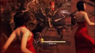 Resident Evil 4 Remake Red Dress Ada Killed By Detachable Plagas New Death Animation