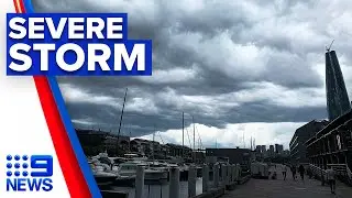 Severe storm warning issued for Sydney | 9 News Australia