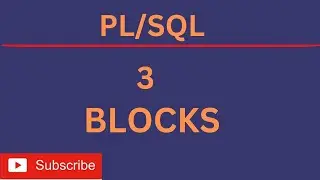 PL/SQL tutorial 3:  PLSQL Block Types in Oracle Database