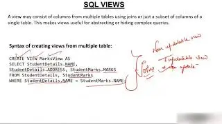 Views in SQL in Hindi