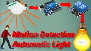 How to make motion detection light at home|Smart light|Arduino Projects|Automatic night light|