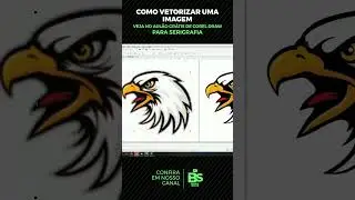 Veja como vetorizar uma imagem em nosso curso grátis de Corel draw para serigrafia