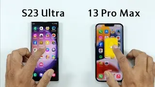 Samsung S23 Ultra vs iPhone 13 Pro Max | SPEED TEST