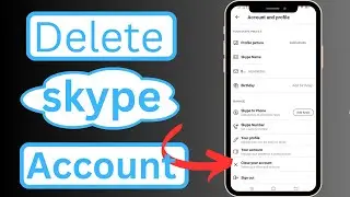 How to delete Skype account In mobile |How to delete Skype account without delete  Microsoft account