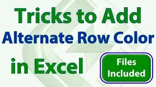 3 Amazing Tricks to Add Alternate Row Colors in Excel