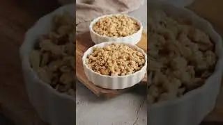 5 Minutes 🍎 Apple Crumble with Oats (Super TASTY)