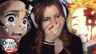 CRYING MY EYES OUT 😭 *Demon Slayer Mugen Train* Movie Reaction!