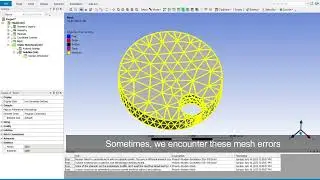 Ansys Workbench || Troubleshoot Mesh Errors || FEA || Finite Element Analysis