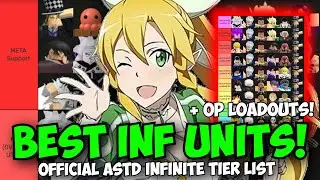 Best Infinite Mode Units & Loadouts! Official Regular Infinite Mode ASTD Tier List!