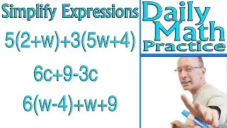 Simplifying Algebraic Expressions With Parentheses and Variables | Combining Like Terms | Algebra ⭐