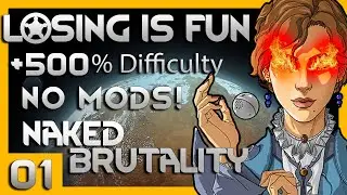 RimWorld - No Mods, No Pause, +500% Losing is Fun, Naked Brutality | 01