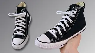 HOW TO LACE CONVERSE (STANDARD WAY With Bow)