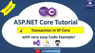 Transaction in ASP.NET Core | Entity Framework | C#