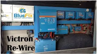 Full Victron Re-wire || Off-Grid Camper Setup