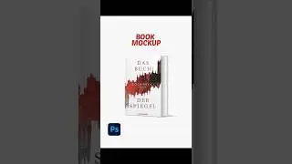 Create Book Mockup Design in Photoshop #photoshop #utubeshorts #shorts