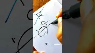 how to sign the letter F ❤ ?