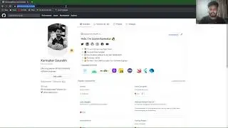 Build a stunning GitHub profile readme | Next level GitHub profile readme portfolio