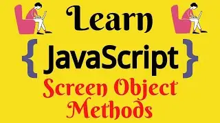 JavaScript Lecture - 66 Screen Object Methods (height, width, availHeight, availWidth)