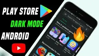 How To Enable Dark Mode In Google Play Store On Android | Play Store Dark Mode | Aditya Knight