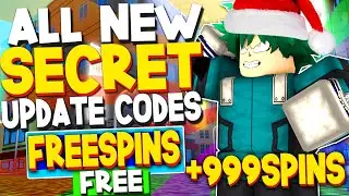 ALL NEW *SECRET* UPDATE CODES in MY HERO MANIA CODES! (My Hero Mania Codes) ROBLOX