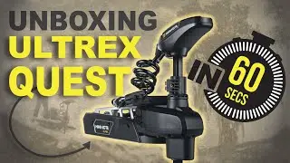 Unboxing the Ultrex Quest in 60 Seconds // Minn Kota Brushless Trolling Motor