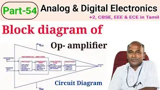 Block diagram of operational amplifier in tamil