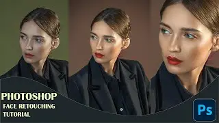 best photoshop portrait retouching photo editing tutorial