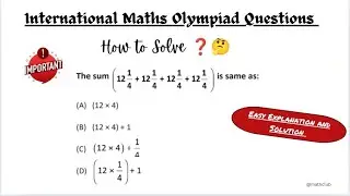 China-Maths Olympiad Questions👍//Important International Math Olympiad/Can you solve this question?