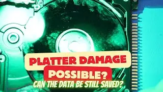 platter damage and contamination on hard drives. Is it possible to recover data?