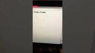 Making snake the game in #html #javascript #free #notepadplus #notepads #game #gameplay #coding