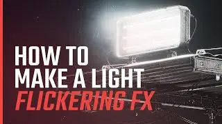 How To Make a LIGHT FLICKERING FX with MAYA & ARNOLD