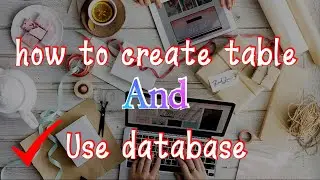 how to create database in mysql || sql tutorial || create database || use database || sql in short