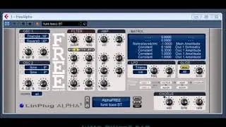 FREE ALPHA VST SYNTHESISER SOUND DEMO