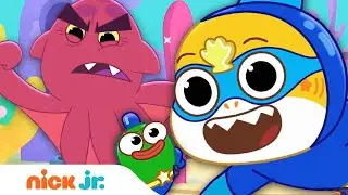 Baby Shark & Captain Kelp Save the Ocean! 🐠 | Reading Takeover | Nick Jr.