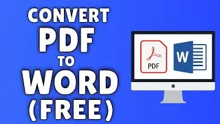 How To Convert PDF To Word (Free) ✅