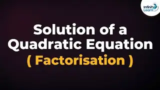 Solution of a Quadratic Equation - By Factorisation | Dont Memorise