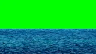 Ocean waters with a green screen in the background free copyrights