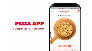 pizza delivery and customization app with #flutter #pizza