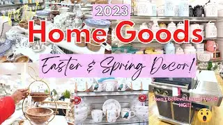 *NEW* HOME GOODS EASTER DECOR 2023 | SPRING & EASTER DECOR SHOPPING | 2023 Easter Decorating Ideas