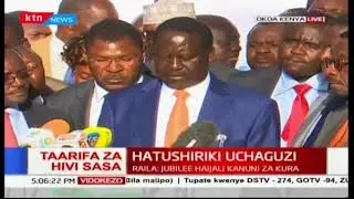 Here is NASA's written withdrawal statement read out by flag bearer Raila Odinga