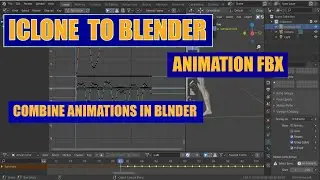 ICLONE TO BLENDER EXPORT ANIMATION FBX | COMBINE ANIMATIONS IN BLENDER | CGIZONE |