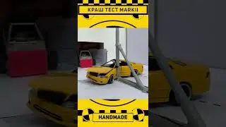 Toyota mark 2 crashed plasticine car