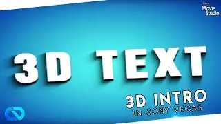 How to make a 3D Text Intro | Sony Vegas Movie Studio Tutorial